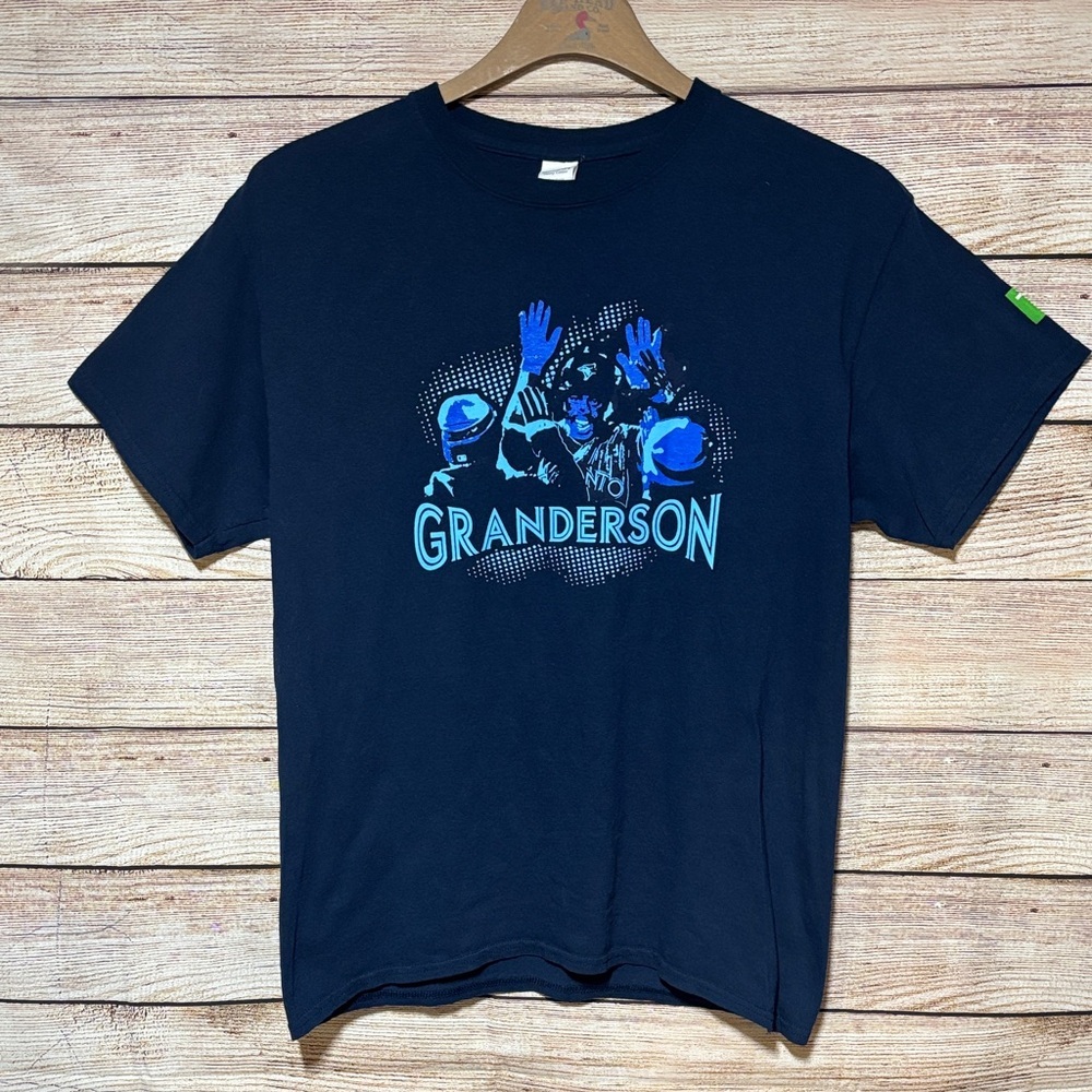 Curtis Granderson Stadium Giveaway T-Shirt in Navy Blue Adult Large